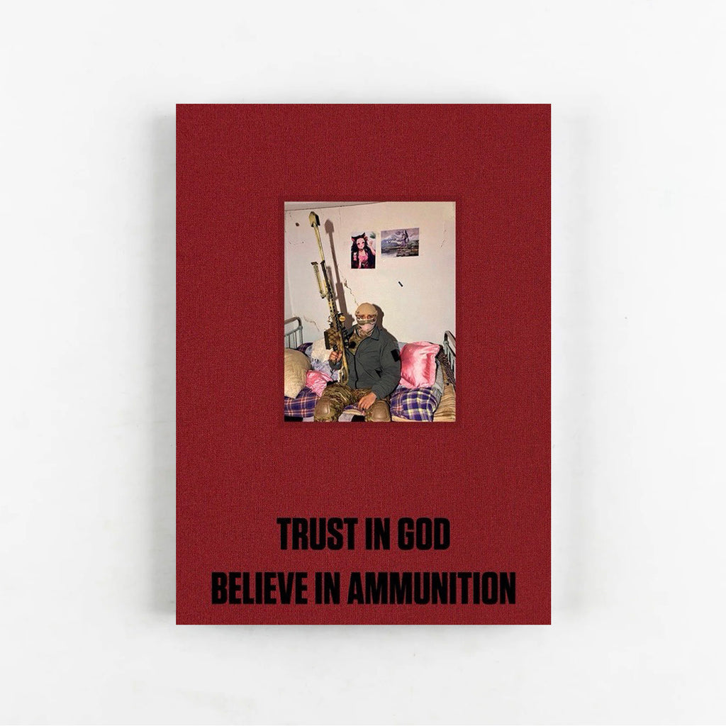 TRUST IN GOD, BELIEVE IN AMMUNITION by Streaking Delilah & Pouria Khojastehpay - Cover