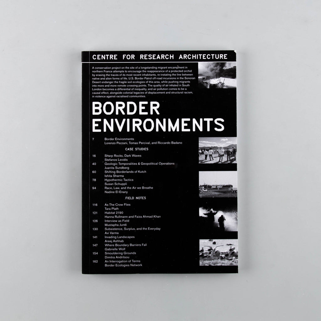 Border Environments by Riccardo Badano/Tomas Percival/Susan Schuppli - Cover
