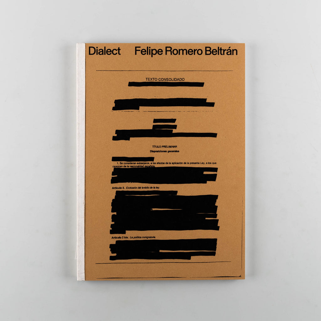 Dialect (SIGNED) by Felipe Romero Beltrán - Cover