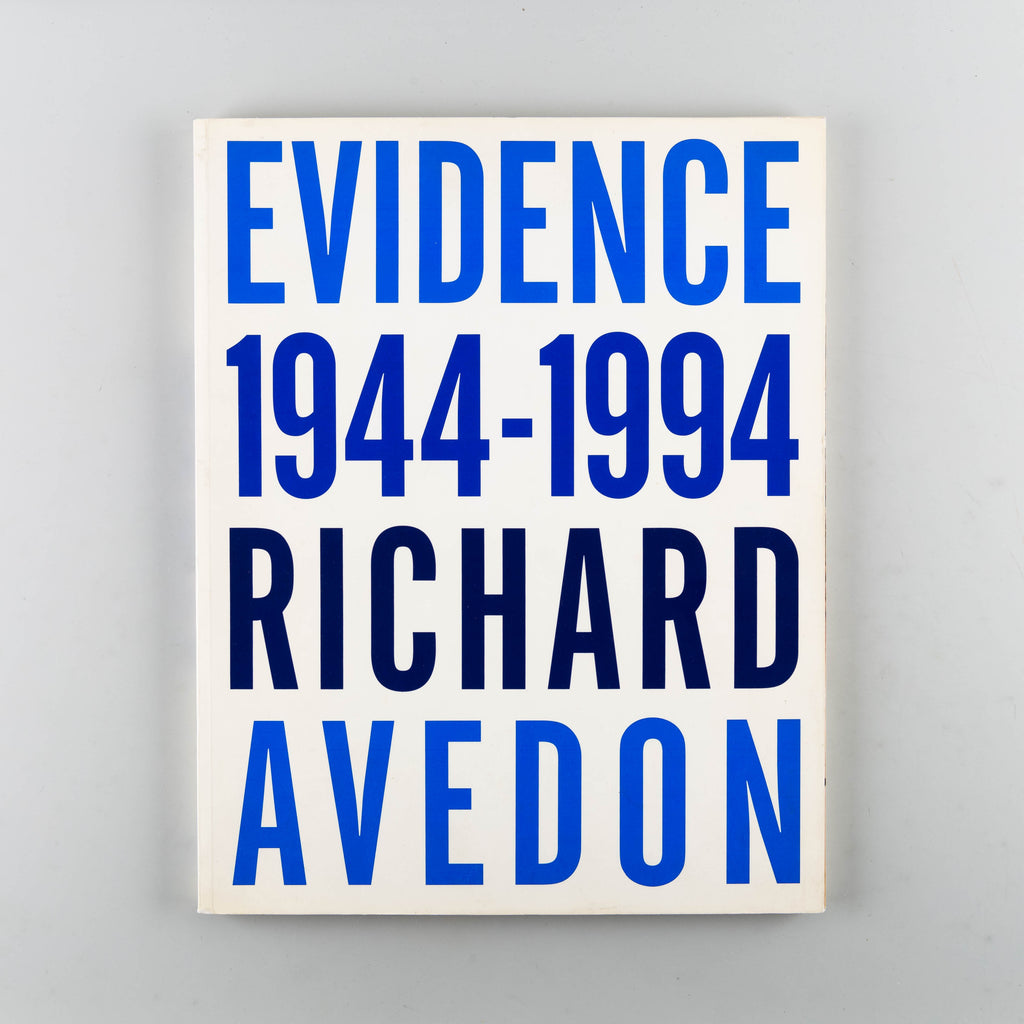 Evidence 1944-1994 by Richard Avedon - Cover