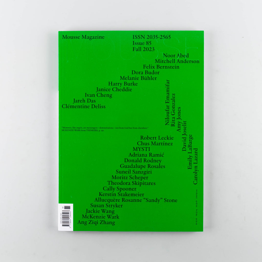 Mousse Magazine 83 - Cover