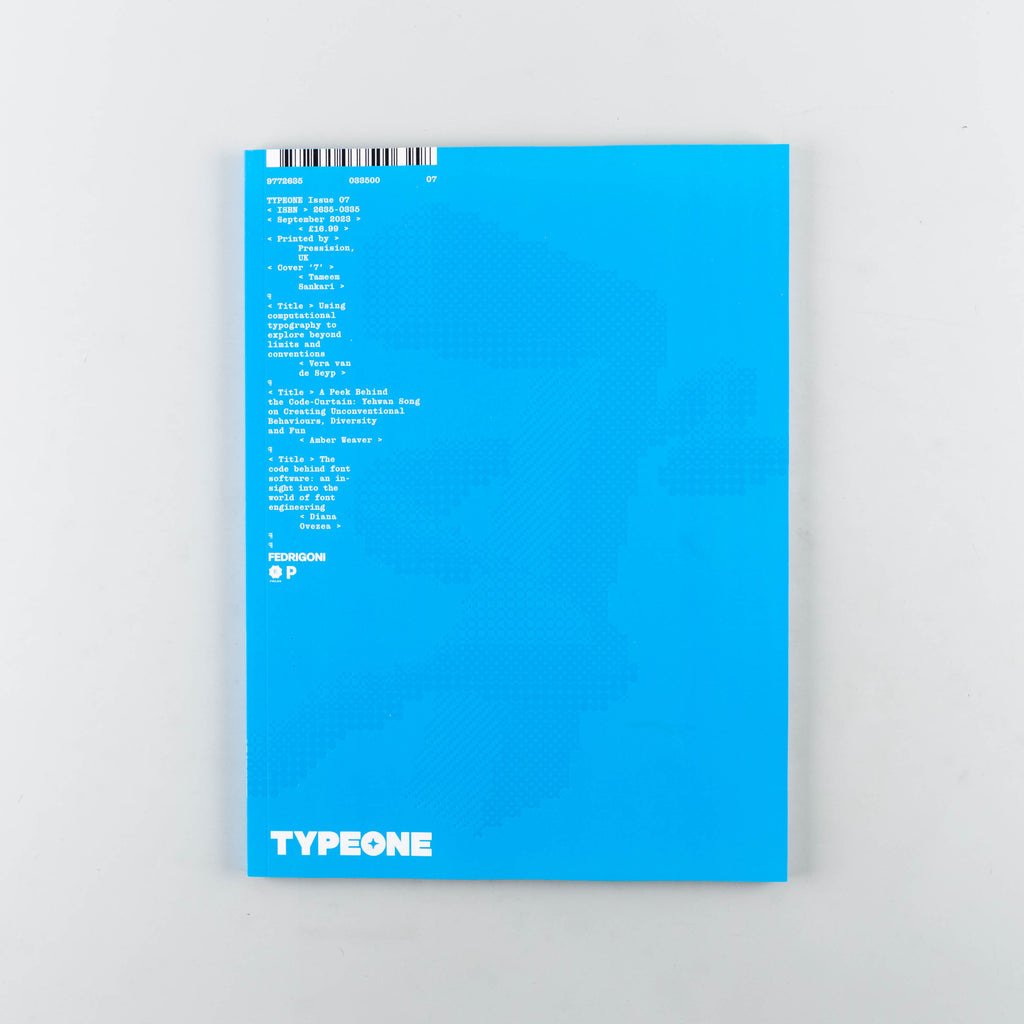 Typeone Magazine 7 - 12