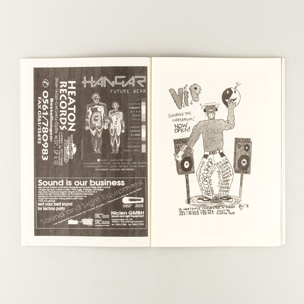 Archivio #1 Records store ads and paper ephemera from Rave