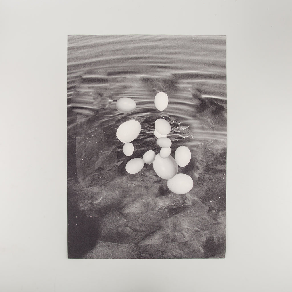 Floating Boiled Eggs Print by Francesca Tamse - Cover