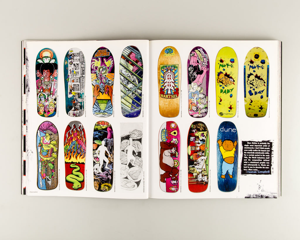 Disposable - A History of Skateboard Art by Sean Cliver - Cover