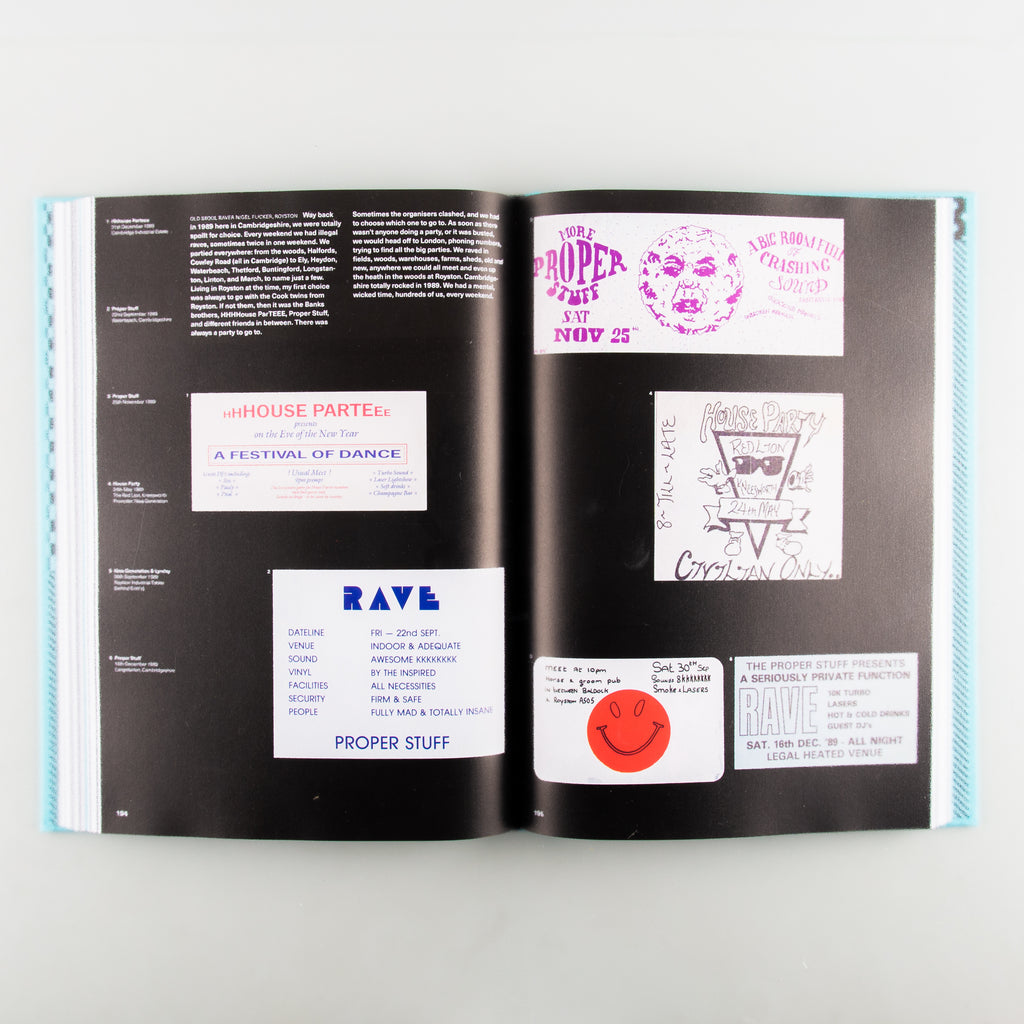 UK Rave Flyers 1988 – 1989 by phatmedia presents  - Cover