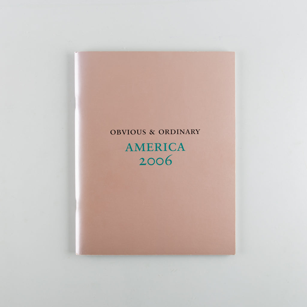 America 2006 by Obvious & Ordinary - Cover