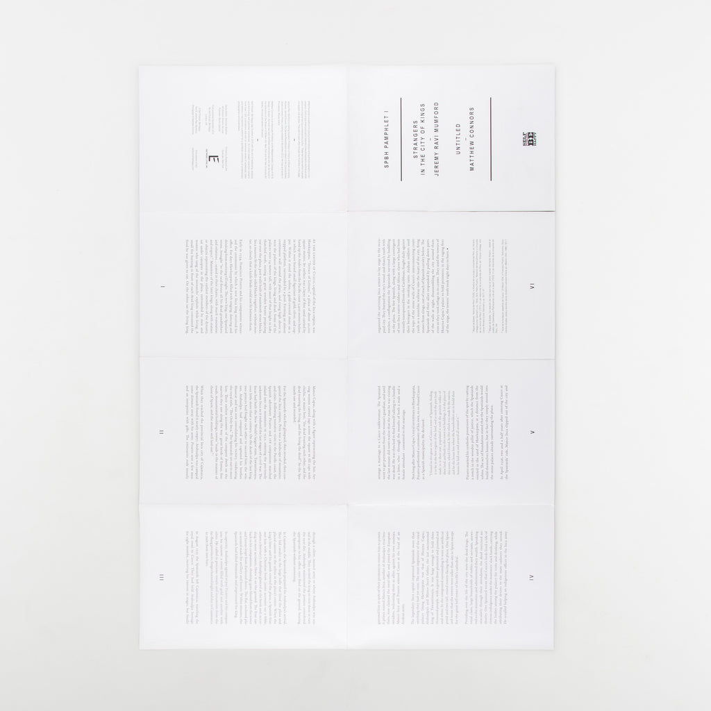 SPBH Pamphlet Magazine 1 by Matthew Connors & Jeremy Ravi Mumford - 3