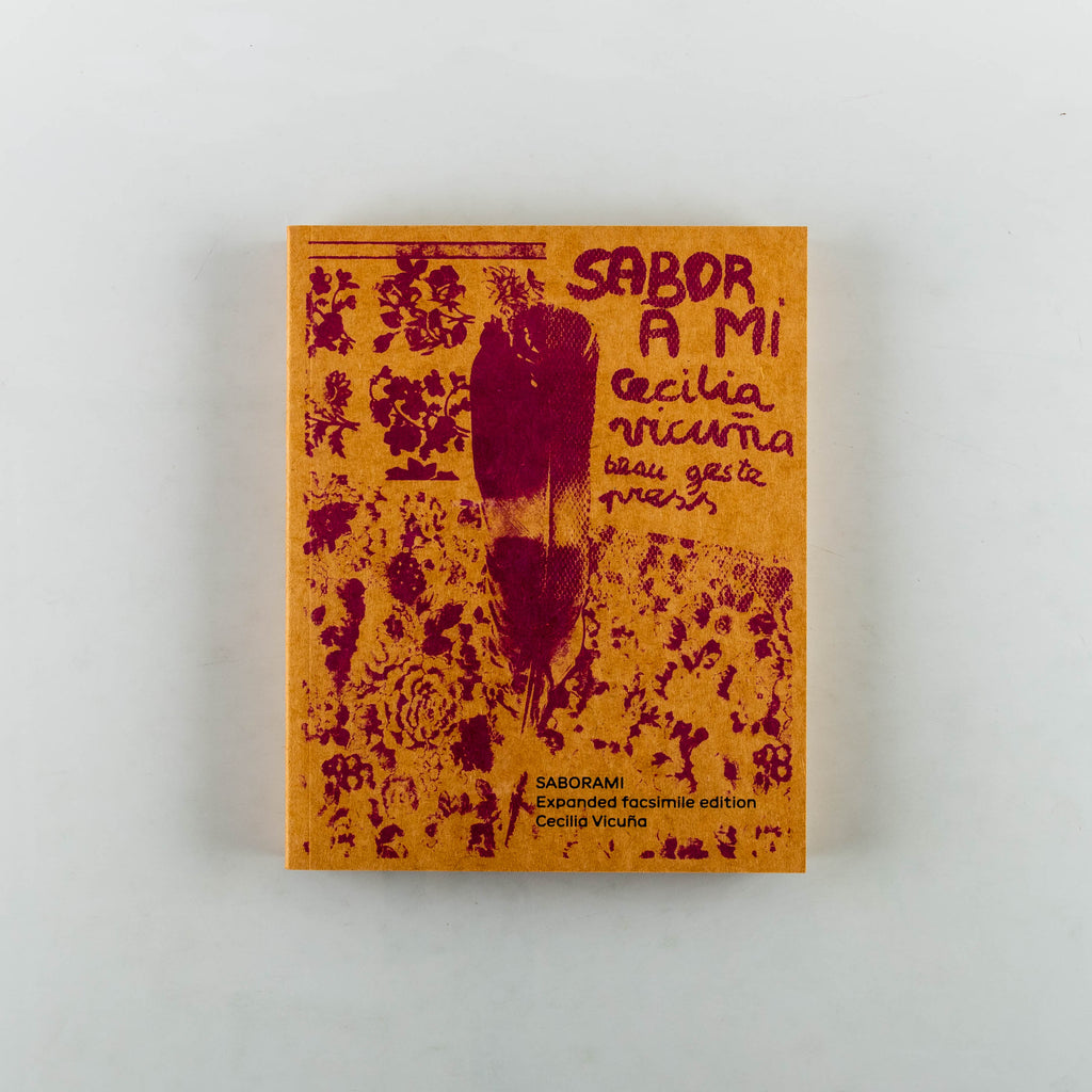 Saborami: Expanded facsimile edition by Cecilia Vicuña - Cover