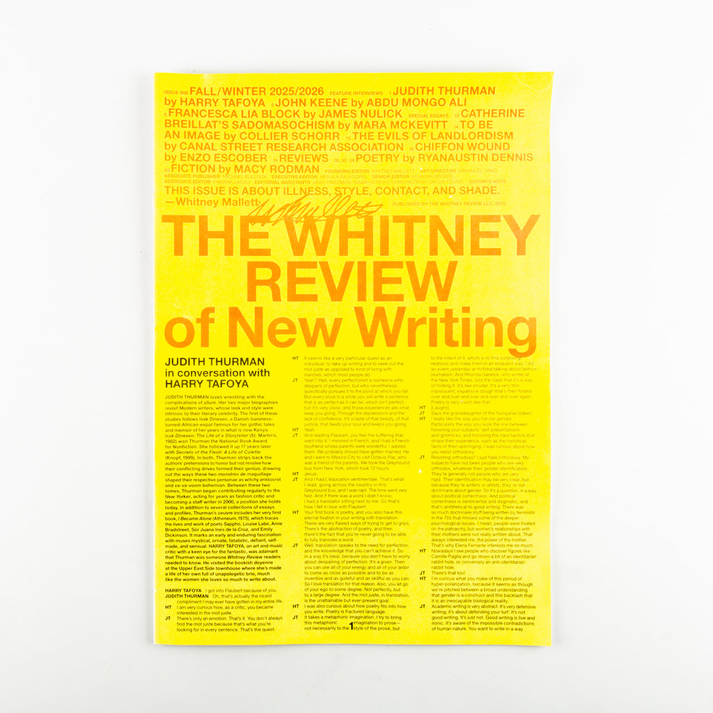The Whitney Review of New Writing Magazine 6 - 10