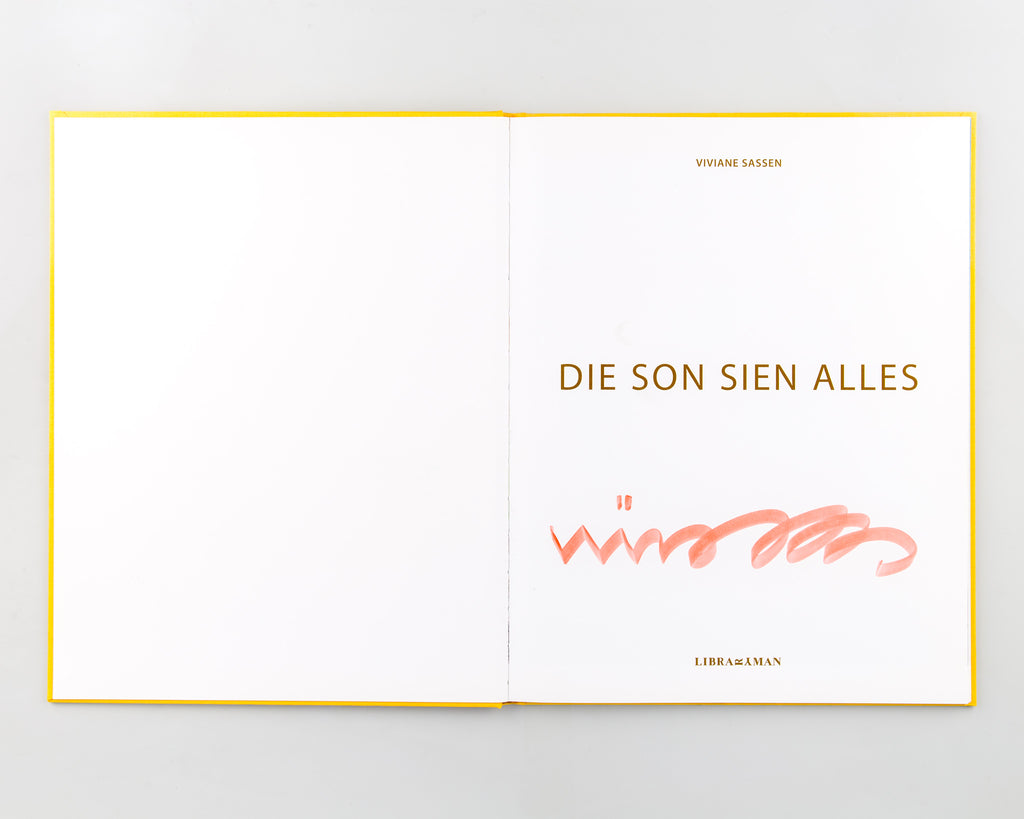 Die Son Sien Alles (Signed) by Viviane Sassen - Cover
